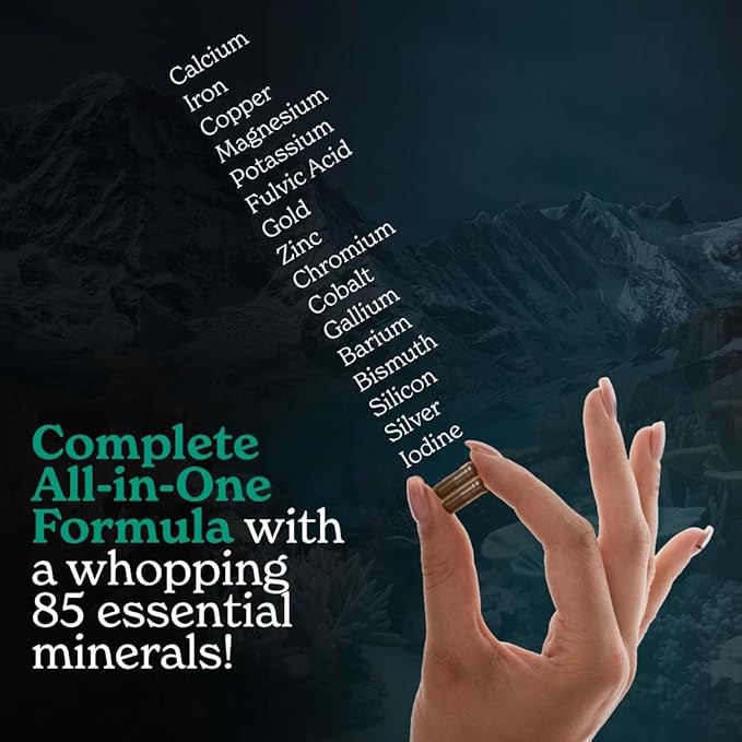 Better Alt Shilajit Sea Moss Capsules Pack of 2 with Ashwagandha &amp Black Pepper Extract with 85+ Essential Minerals &amp Antioxidants| Boosts Energy &amp Metabolism - 120 Servings 240 Capsules