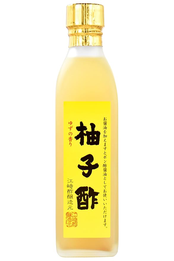 YAMASAN KYOTO UJI Yuzu Juice Vinegar All Natural Slowly Crafted in Japan Blending Artisanal Apple Cider Vinegar No Additives 300ml