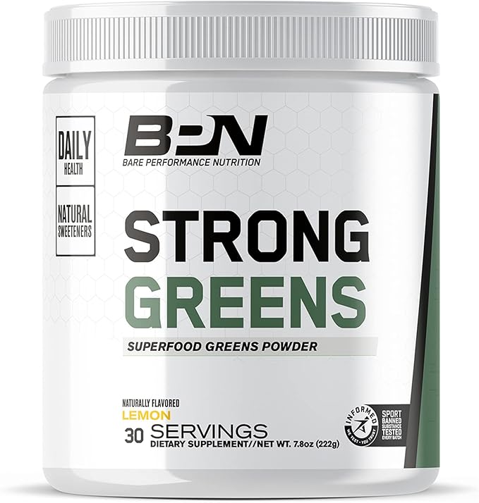 BARE PERFORMANCE NUTRITION BPN Creatine Monohydrate &amp Strong Greens Bundle
