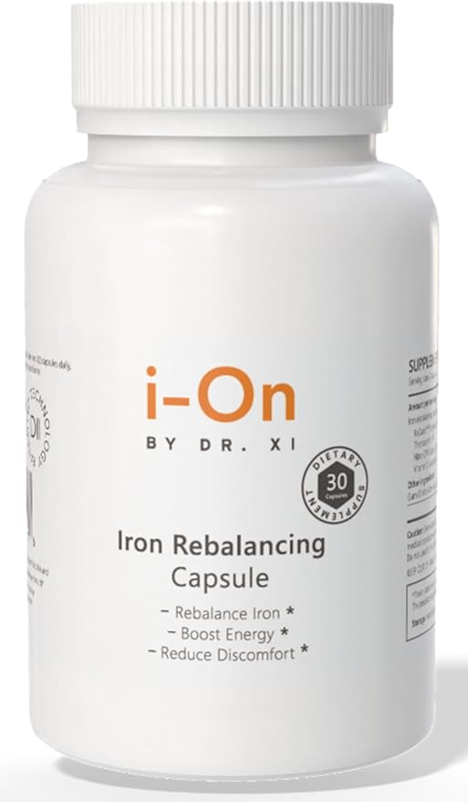 Iron Rebalancing Capsules with ReDaxin Theracurmin Camu Camu &amp Vitamin C – Daily Wellness &amp Nutritional Support – 30 Capsules