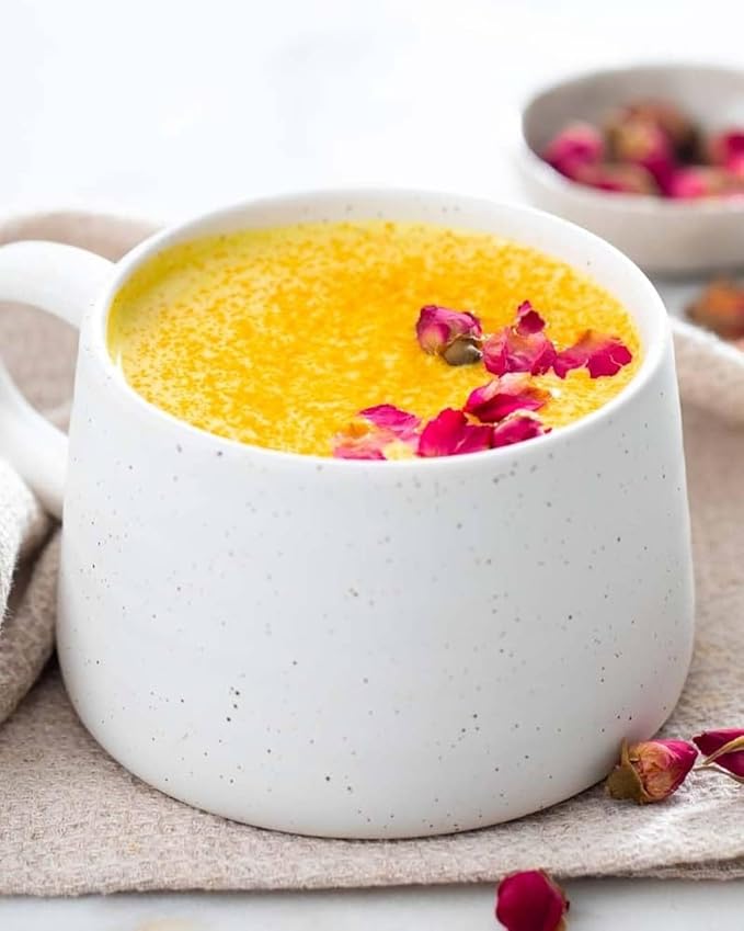 Ora Organic Golden Milk Powder - Ayurvedic Turmeric Powder with Organic Adaptogens - Ashwagandha Reishi and Ginger | Organic Gluten-Free Soy-Free Vegan Non-GMO - Maple &amp Vanilla 30 Servings