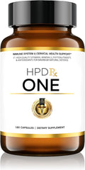 HPD Rx ONE Immunity Boost Multivitamin Supplements for Women and Men | Advanced Immunity Defense Support | Helps Immune Response | 1-Month Supply 180 Capsules Pack of 1