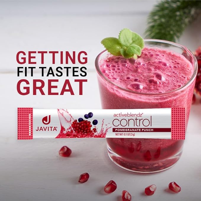 ActiveBlendz Control Instant Fruit &amp Herbal Drink by Javita – Refreshing Botanical Blend – Daily Balance &amp Sugar Craving Support – Easy-Mix Wellness Beverage (2 boxes/ 48 serv)