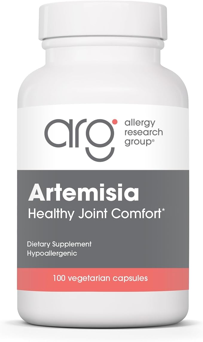 Allergy Research Group Artemisia Dietary Supplement - Microbial Balancer Sweet Wormwood Extract Hypoallergenic Vegetarian Capsules Gluten Free - 100 Count
