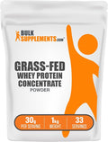 Bulksupplements Grass-Fed Whey Protein Isolate Powder (1 Kilogram)