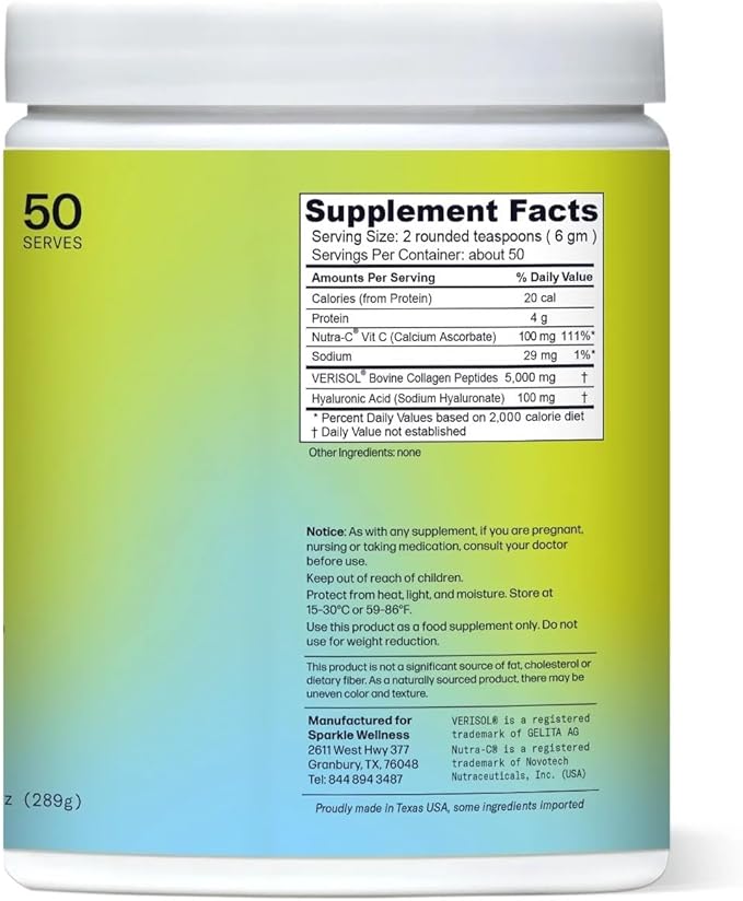Sparkle Wellness Skin Boost Plus (No Flavor) [50-Serves] &amp Joint Boost (No Flavor) [30-Serves] | Collagen with VERISOL FORTIGEL &amp TENDOFORTE to Improve Skin Hair &amp Nail Health &amp Supp