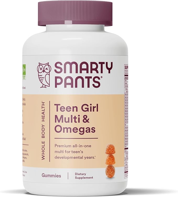 SmartyPants Women's Multivitamin Gummies: Omega 3 Fish Oil (EPA/DHA) &amp Teen Girl Multivitamin Gummies: Omega 3 Fish Oil (EPA/DHA)