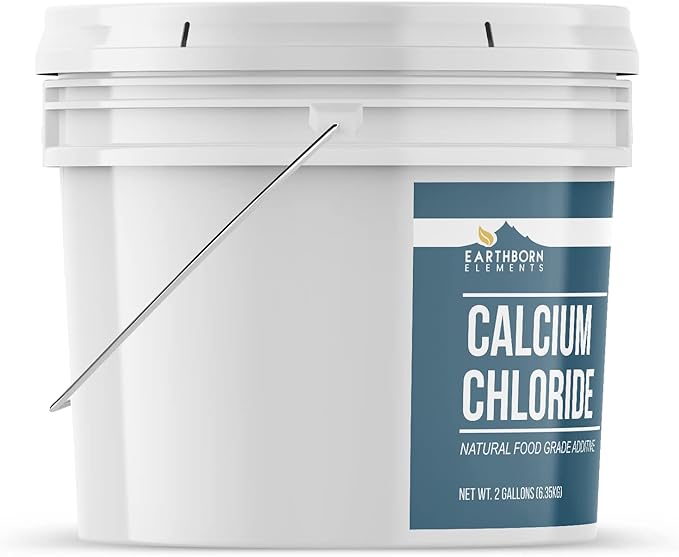 Earthborn Elements Calcium Chloride &amp Citric Acid Bundle (2 Gallons Each) Pure &amp Undiluted Home &amp Pantry Additives