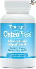 Tango OsteoPhase Natural Bone Support Supplement Aids Calcium Regulation and Promotes Skeletal Bone Health (60 Vegetarian Capsules)