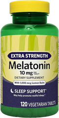 SEDLAV Extra Strength Melatonin Tablets Dietary Supplement 10 mg 120 Count + Sticker Designed for Structured Rest Support with Consistent Nightly Intake