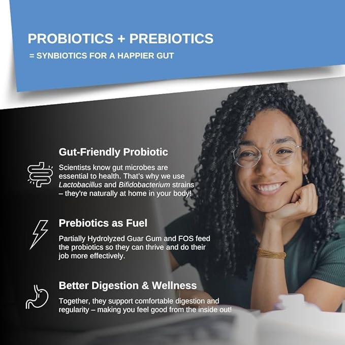 Intelligent Labs Probiotic 50 Billion CFU with Prebiotics PHGG &amp FOS No Refrigeration Needed Once Daily 10x Effectiveness 60-Day Supply Third-Party Verified
