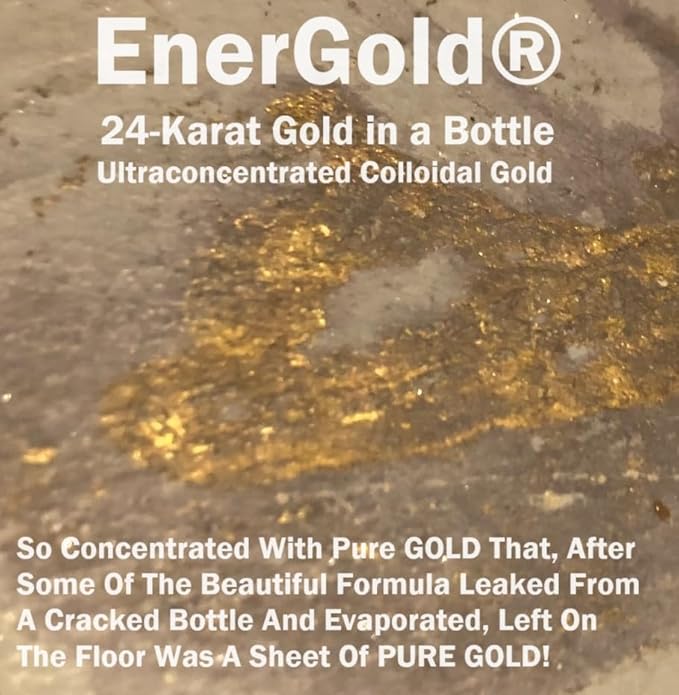 EnerGold® 99.99%-Pure Ultraconcentrated 300-ppm Ruby-Red Colloidal Gold. Deflect Radiation &amp EMFs Repair DNA Regenerate Pineal Gland Rejuvenate All Tissues of The Body Energize Your Aura...