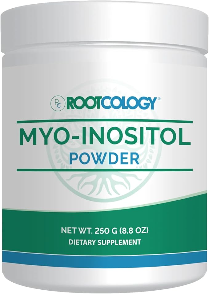 Rootcology by Dr. Izabella Wentz | Myo-Inositol Powder | Inositol Supplement for Mood Brain Health and Liver Support | 250g / 345 Servings
