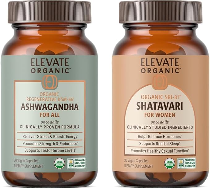 Regenerative Fermented KSM-66 Ashwagandha and SRI-81™ Shatavari Vegan Gummies