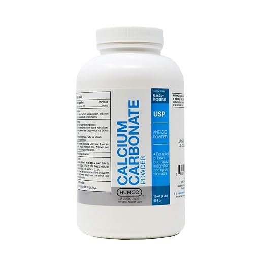 HUMCO 43101001 Calcium Carb Powder USP 1 lb Shape