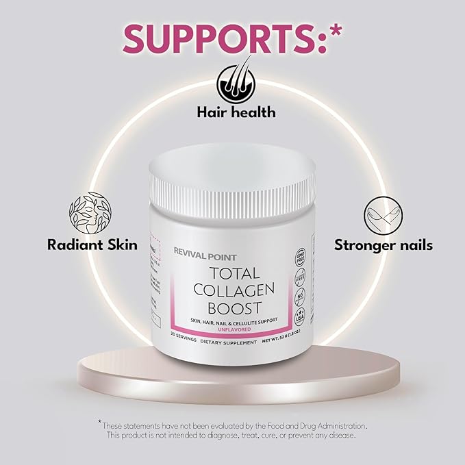 Total Collagen Boost with Verisol® Bioactive Collagen peptides Peptides Powder Hyaluronic Acid &amp Marine Collagen