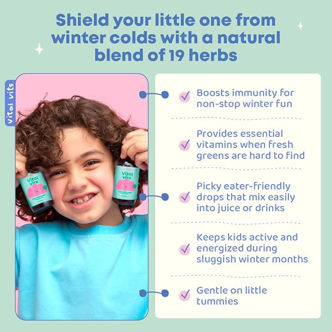 JoySpring Liquid Multivitamin and Magnesium Citrate Drops for Kids