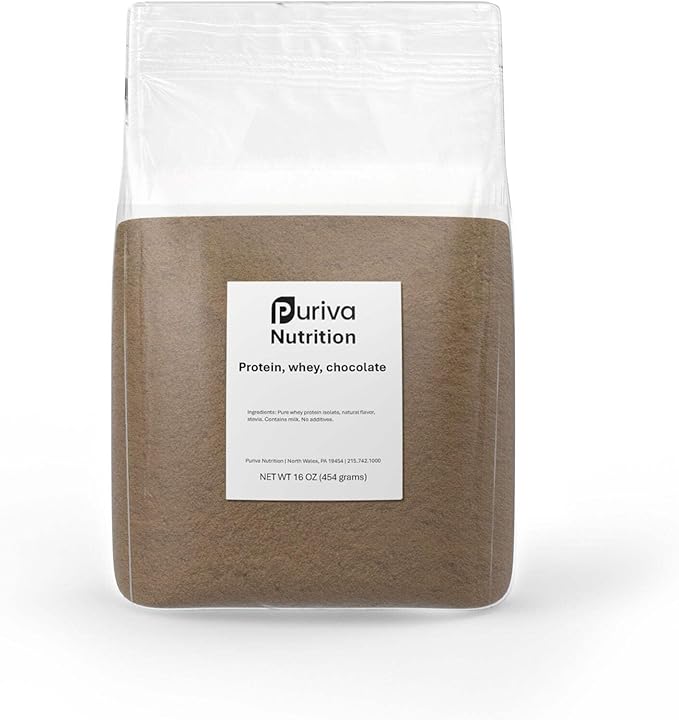 Protein Powder Whey Protein Isolate Chocolate 1 Pound
