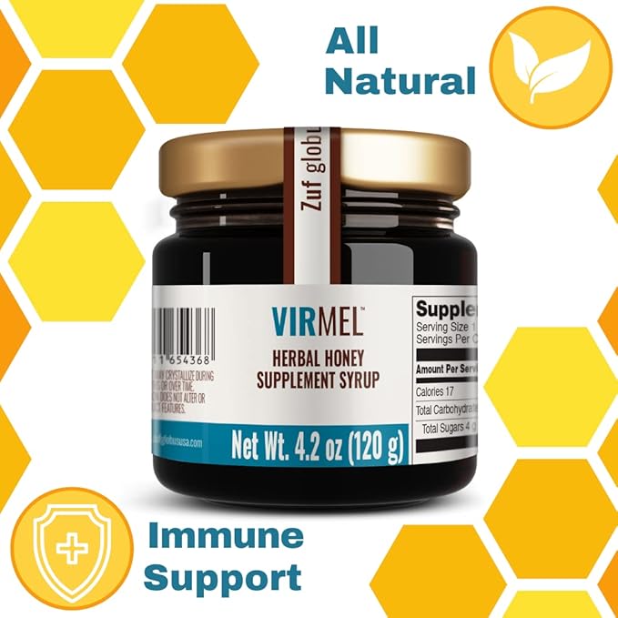 Zuf Globus: VirMEL | Supports a Healthy Immune Response | All Natural | Honey Supplement | Botanicals