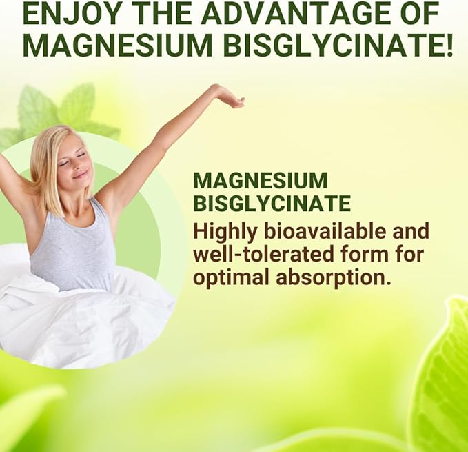 New Roots Herbal Magnesium Bisglycinate 120 Capsules 120-Day Supply - 200mg Elemental Magnesium for Sleep Heart Muscle Function Electrolyte Balance and Bone Health - Gentle on Stomach - Non-GMO