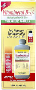 Liquid Multivitamin with Zinc Immune Health &amp Nervous System Support High Potency Vitamin B Complex Formula for Men &amp Women Easy-to-Take Dietary Supplement 16 fl oz 1 Pack