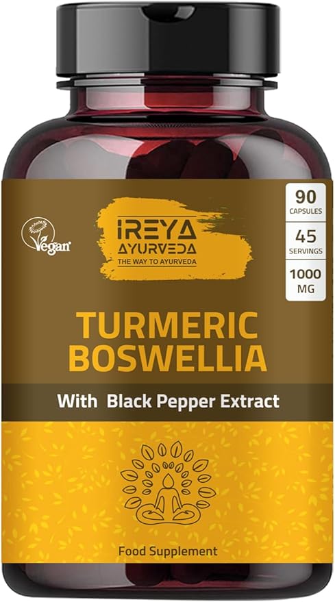 Turmeric Curcumin Capsules &amp Boswellia Turmeric Capsules