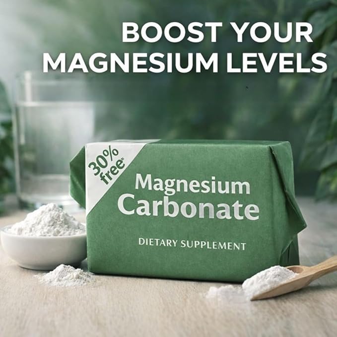 Magnesium Carbonate Cubes – 12 Pack | Pure Food Grade Non-GMO Gluten-Free Vegan | Easy to Dissolve Natural Wellness Mineral Made in Mexico – LENICO