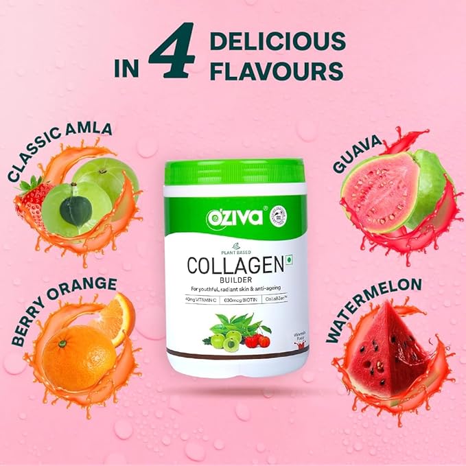 Collagen Watermelon for Skin Hair &amp Nails Plant-Based Collagen Peptides Supplement for Men &amp Women Non-GMO No Sugar Added Powder 125g