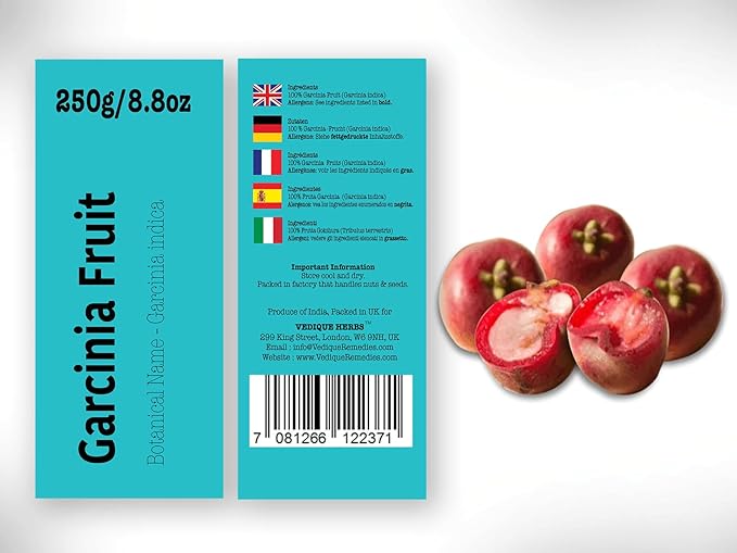 Garcinia Fruit - 250g (8.8oz) | Raw Crude Dried | T-Cut | Premium Grade