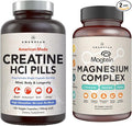 AMANDEAN Magnesium Complex &amp Premium Creatine HCl Bundle. Branded &amp Studied. USA-Made CON-CRET. High-Absorption Magnesium Threonate Glycinate &amp Malate. Lean Muscle. Energy. Cognition Mem