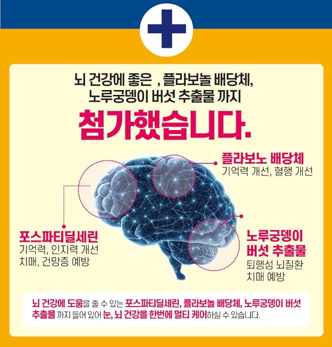 KPurity VisionBrain+ Eye &amp Brain Health Supplement with Lutein &amp Zeaxanthin - Enhances Memory Focus and Brain Performance - 90-Day Supply Softgels (3 Boxes VisionBrain+)