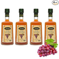 Natural Red Grape Vinegar Additive-free 100% Natural Fermented Organic Turkish product 500 ml - PACK OF 4