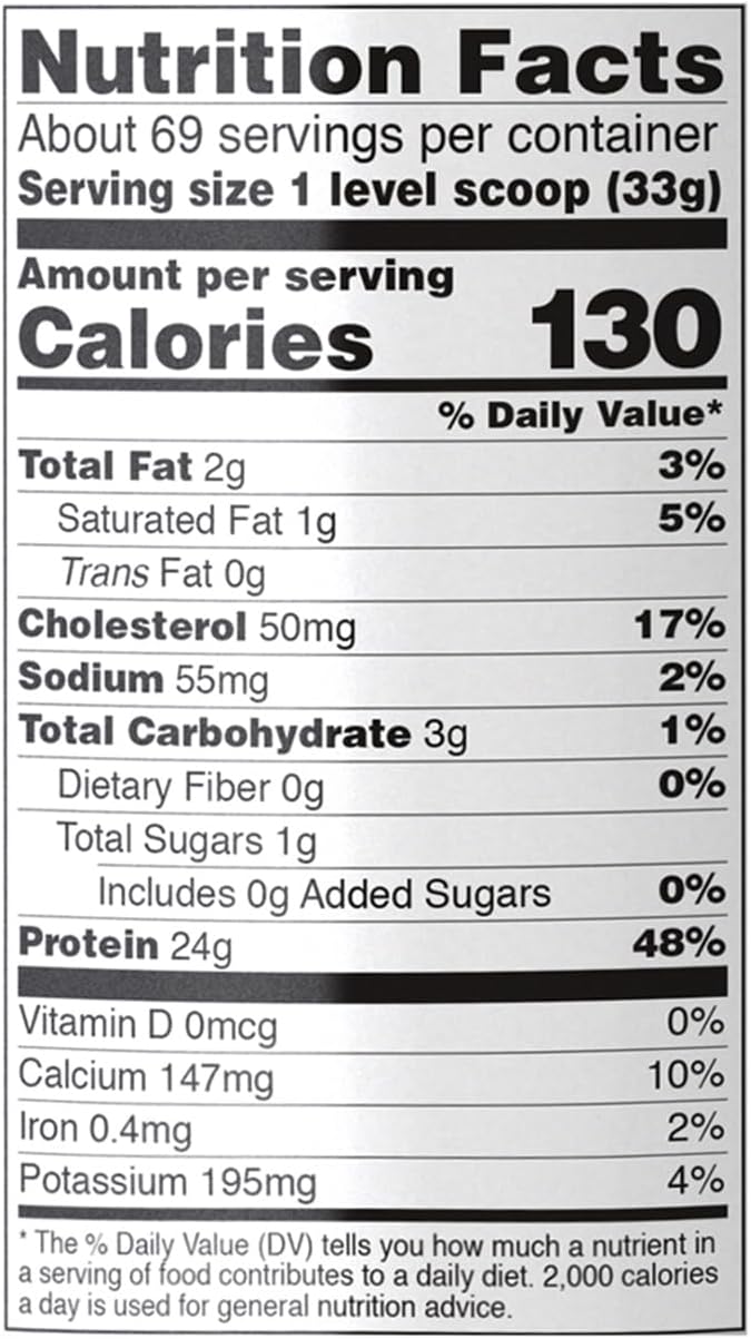 NOW Foods Sports Nutrition Whey Protein Concentrate 24 G With BCAAs Unflavored Powder 5-Pound