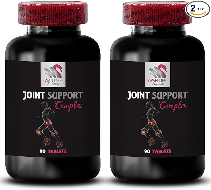Flexibility Powder - JOINT SUPPORT COMPLEX - Glucosamine Sulfate Supplement Chondroitin Sulfate Powder Supplement MSM &amp Chondroitin Blend Boron Supplement Complex Joint 2 Bottles 180 Tablets