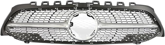 CONERY Automotive Accessories AMG Style CLA35 CLA45 Grille Compatible for Mercedes Benz CLA W118 CLA Grille 180 250 260 2019-2022 (Size : Diamond S WO H)