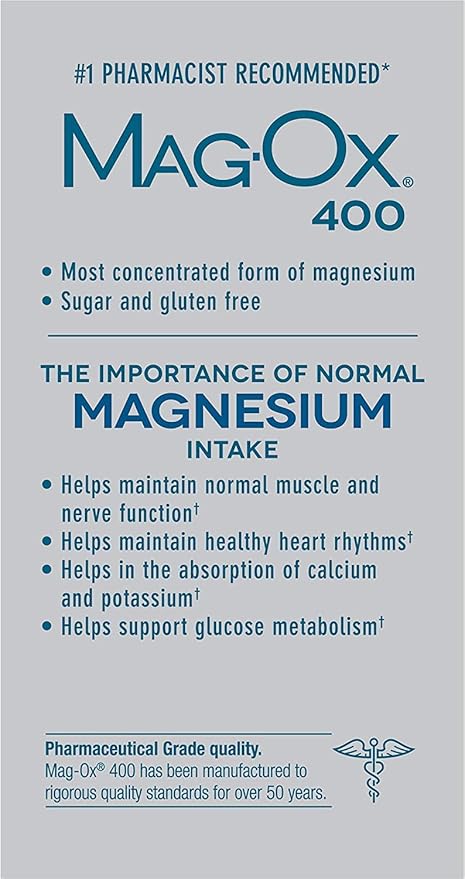 Mag-Ox 400 Tablets 120 tabs by Magox (Pack of 3)