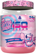 Core Nutritionals Iso Clear Whey Protein Isolate | Low Calorie Carb &amp Fat | Lactose Free &amp Easy to Digest | 24g Protein Zero Sugar | 2 Pound (Fun Sweets Cherry Berry)
