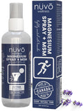 Magnesium Oil Spray with MSM – Extra Strength – 32mg per Spray – Light Lavender Scent – Product of Canada – 237 ml