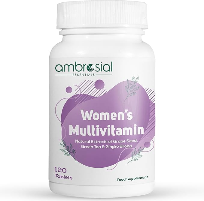 AMBROSIAL Women's Multivitamin Tablets for Womens (Pack of 1-120 Tablets)
