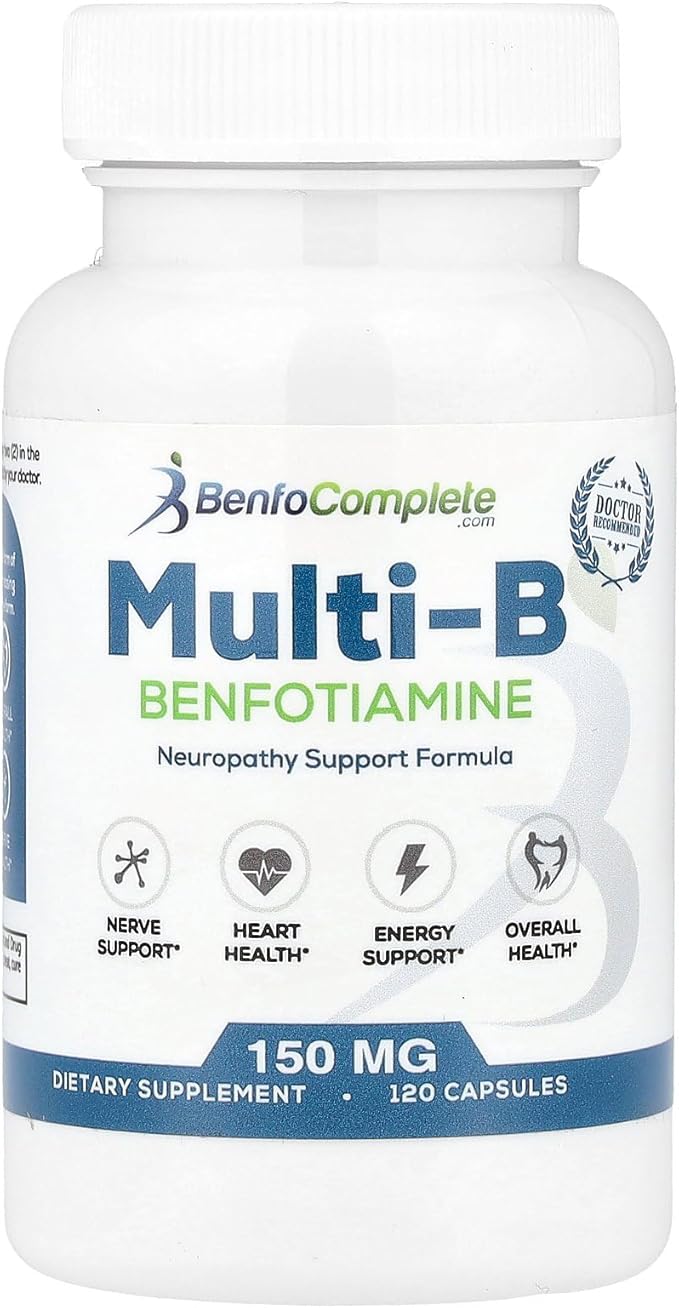 Benfotiamine Inc Multi-B Neuropathy Support Formula 150 mg 120 Capsules (1)