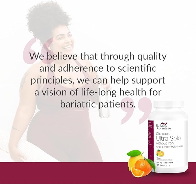 Bariatric Advantage - Chewable Ultra Solo Without Iron - Citrus - 90 Tablets - (Pack of 1)