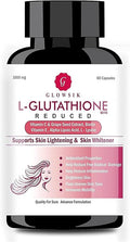 Organic Touch Boitec Natural &amp Pure L Glutathione Capsules with Alpha Lipoic Acid Grape Seeds Vitamin C and E with Power of Biotin-1000mg- 60 Capsules (60)
