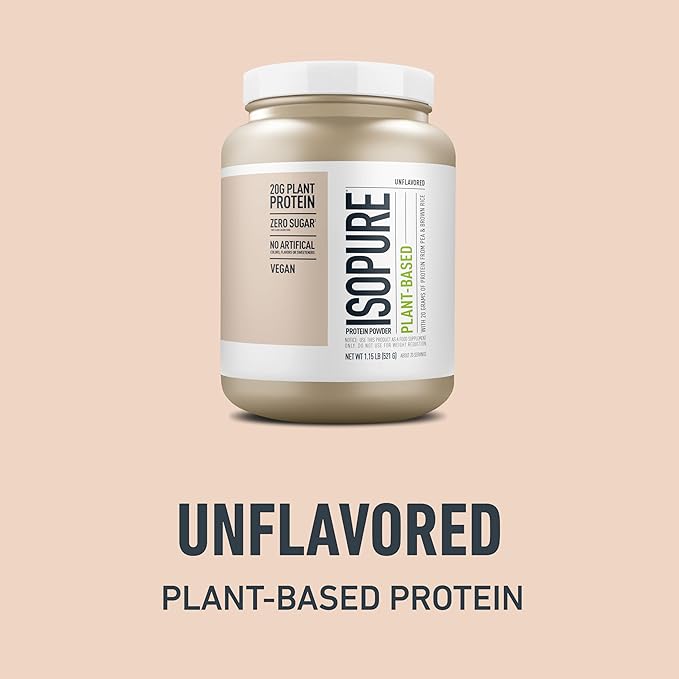 Bundle of Amazing Grass Greens Superfood Powder: Original 30 Servings + Isopure Unflavored Vegan Protein Powder Plant Based Organic Pea Protein Dairy Free 20 Servings (Packaging May Vary)