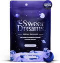 SweetDreams Dream Gummies Natural Sleep Aid for Adults 5mg Melatonin Magnesium &amp L-Theanine - Vegan Gummy Supplement - Melatonin Gummies for Deeper Sleep (60 Count - Lullaby Berry)