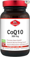 Olympian Lab Coq10 Capsules 300mg 60-Count (Pack of 12)