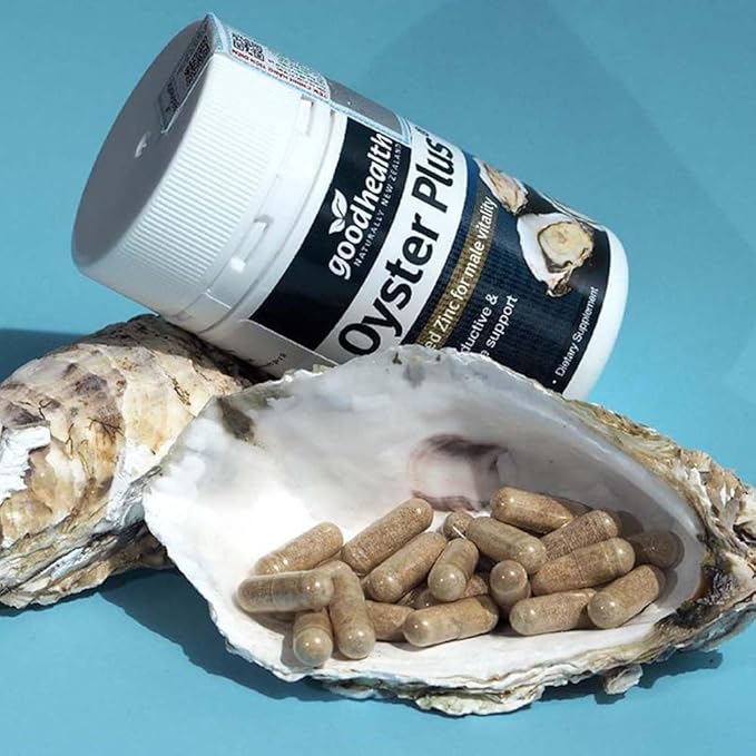 Goodhealth Oyster Plus – 60 Capsules – Marine Nutrient Supplement with Zinc and Taurine for Health and Vitality – Supports Immune and Reproductive Healt