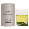 B.WILD Plant-Based Multivitamin Superfood Drink Mix – Refreshing Peach Green Tea with Vitamins Minerals Prebiotics &amp Probiotics for Gut Health &amp Daily Wellness – 30 Servings – Vegan Gluten-