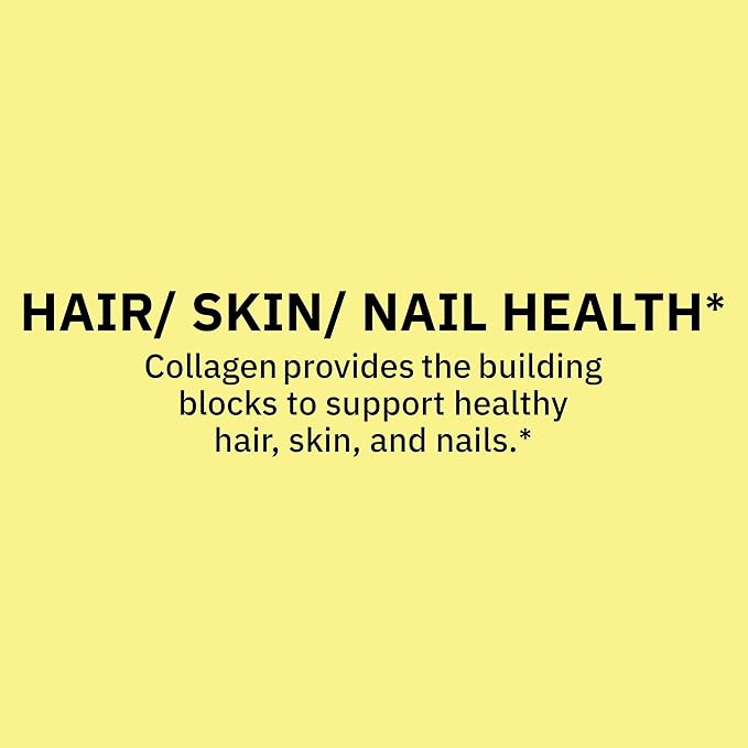 Collagen Type 1 &amp 3 Plus Vitamin C Hair Skin Nails Health Dietary Supplement Tablets 1000 mg 90 Count by Spring Valley (Pack of 1) - Set by Basket Goods