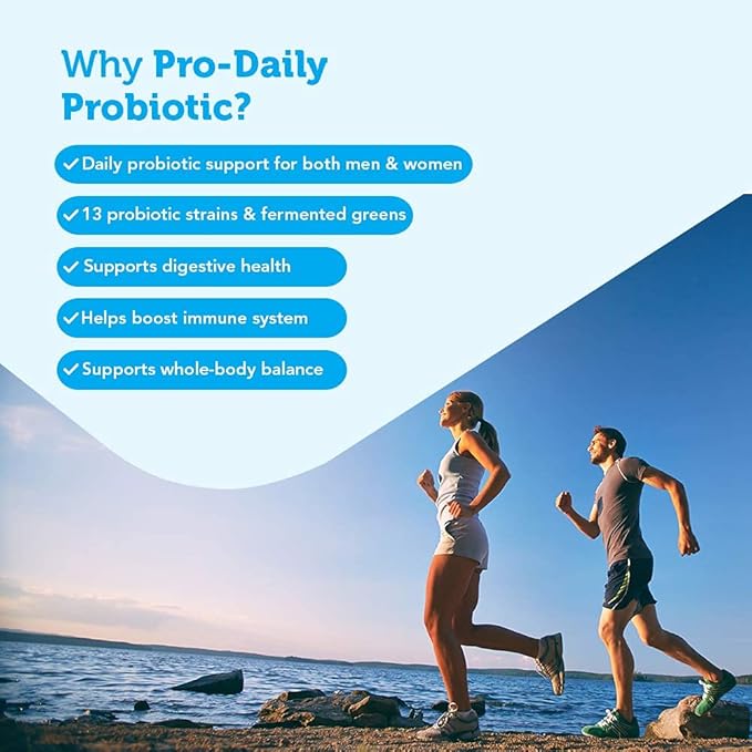 Vitamin Bounty Pro-Daily Probiotic 5 Billion CFU - 13 Strains with Lactobacillus Acidophilus &amp Bifidobacterium for Digestive Health - Probiotics for Men &amp Women Gut Health Support