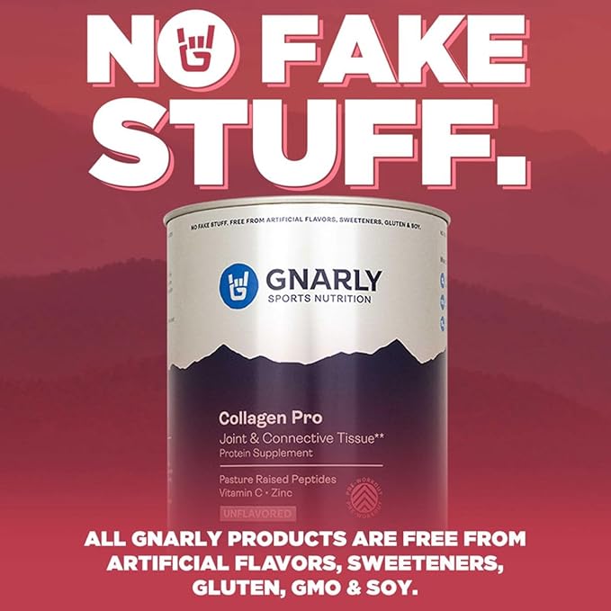 Gnarly Nutrition Collagen Pro Unflavored (15.87oz) and Gnarly Performance Greens Lemon Mint (11.64 oz)